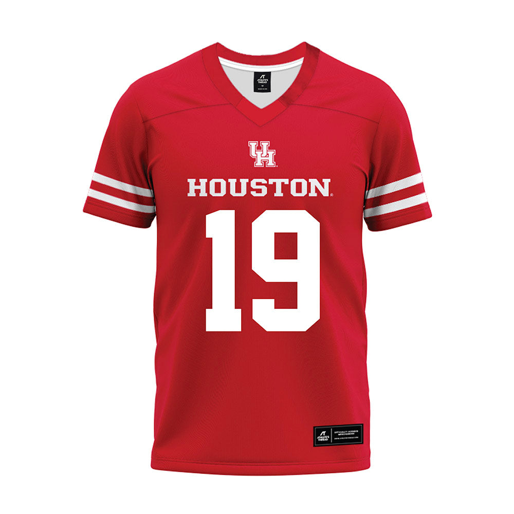 Houston - NCAA Football : Keany Parks - Red Premium Football Jersey-0