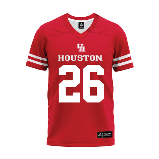 Houston - NCAA Football : Jamaal Shaw - Red Premium Football Jersey-0
