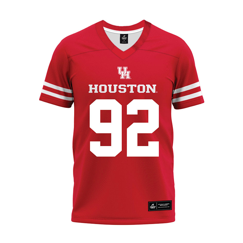 Houston - NCAA Football : Ethan Sanchez - Red Premium Football Jersey-0