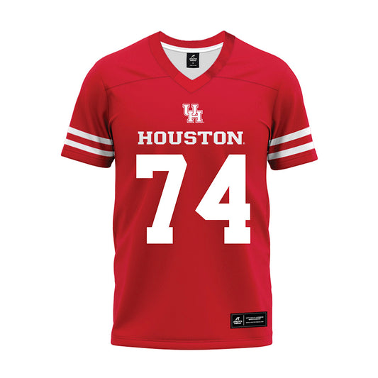 Houston - NCAA Football : Matthew Wykoff - Red Premium Football Jersey-0