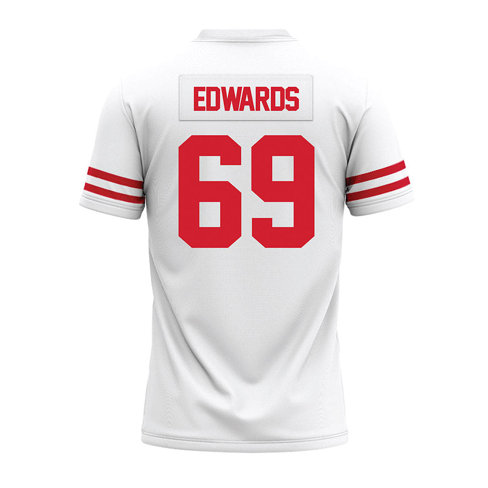 Houston - NCAA Football : Weston Edwards - White Premium Football Jersey-1