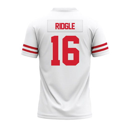 Houston - NCAA Football : Jayshon Ridgle - White Premium Football Jersey-1