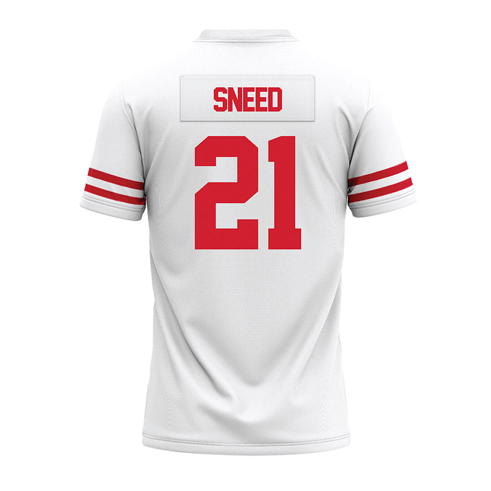 Houston - NCAA Football : Stacy Sneed - White Premium Football Jersey