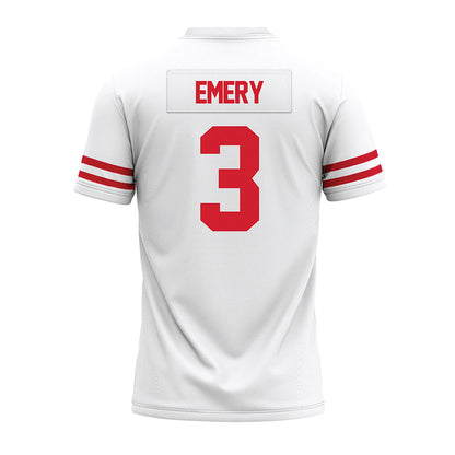 Houston - NCAA Football : Jalen Emery - White Premium Football Jersey