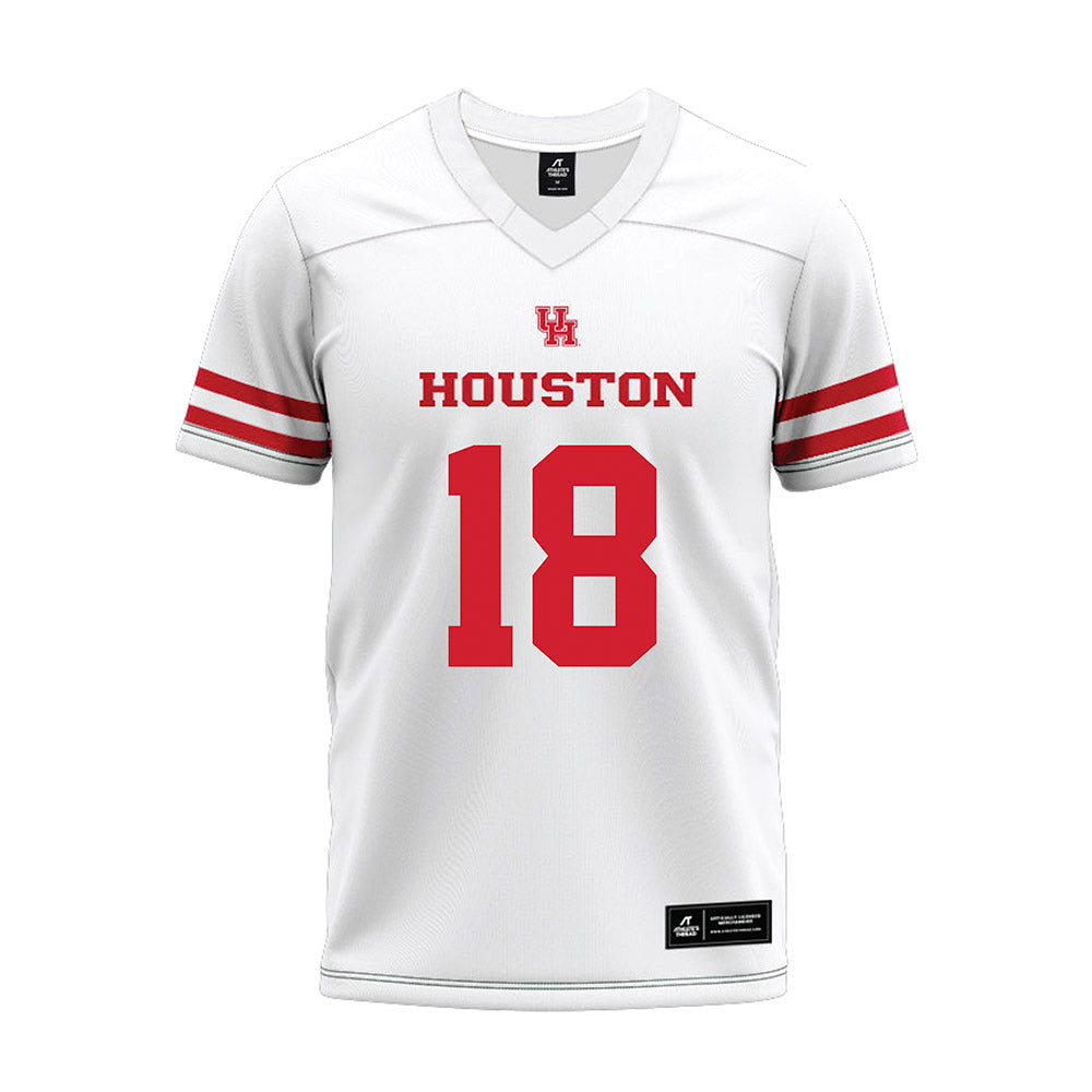 Houston - NCAA Football : Koby Young - White Premium Football Jersey-0