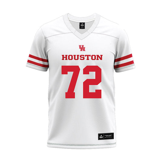 Houston - NCAA Football : RJ Lee Jr - White Premium Football Jersey-0