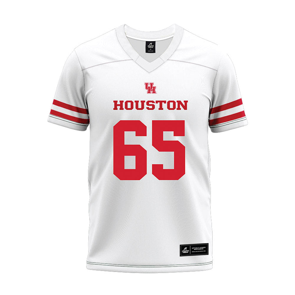Houston - NCAA Football : Cayden Bowie - White Premium Football Jersey-0