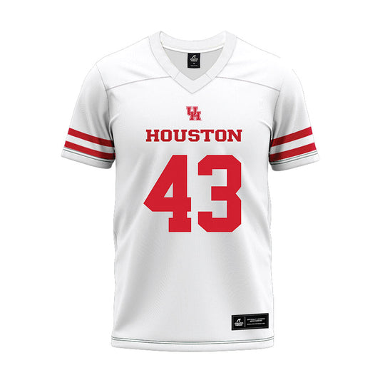 Houston - NCAA Football : Sheldon Rice - White Premium Football Jersey-0