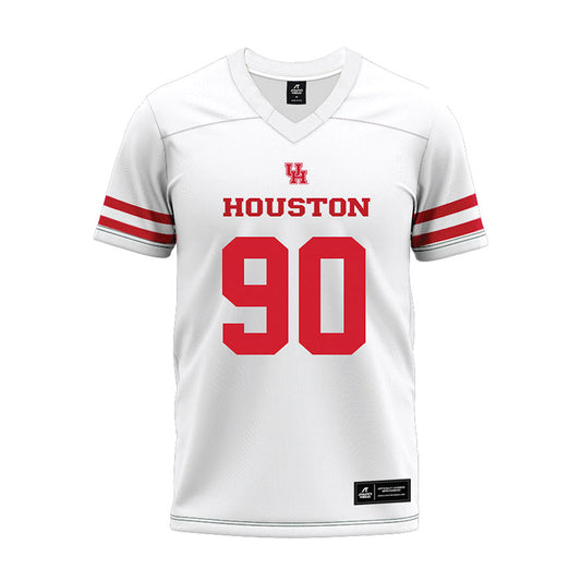 Houston - NCAA Football : Eddie Walls III - White Premium Football Jersey-0