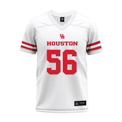 Houston - NCAA Football : Jacob Garza - White Premium Football Jersey-0