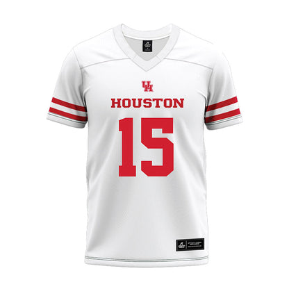 Houston - NCAA Football : Will James - White Premium Football Jersey-0