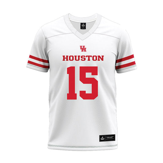 Houston - NCAA Football : Will James - White Premium Football Jersey-0