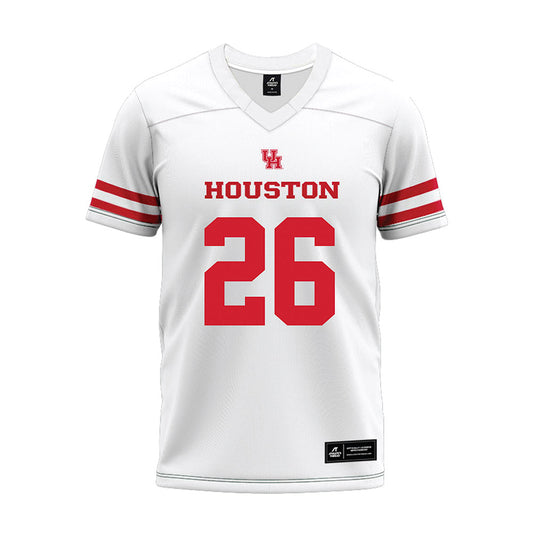 Houston - NCAA Football : Jamaal Shaw - White Premium Football Jersey-0