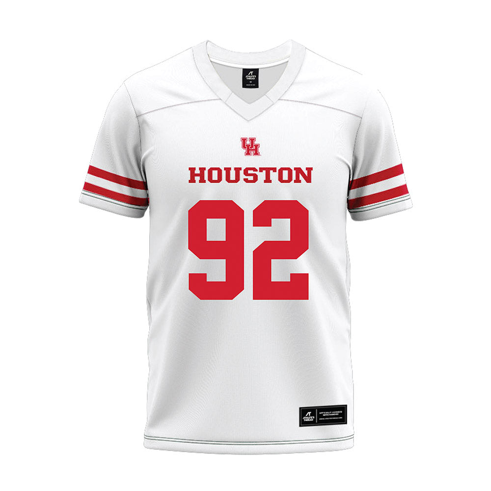 Houston - NCAA Football : Ethan Sanchez - White Premium Football Jersey-0