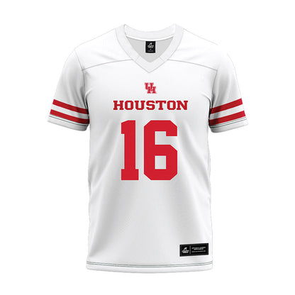 Houston - NCAA Football : Jayshon Ridgle - White Premium Football Jersey-0