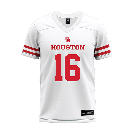 Houston - NCAA Football : Jayshon Ridgle - White Premium Football Jersey-0