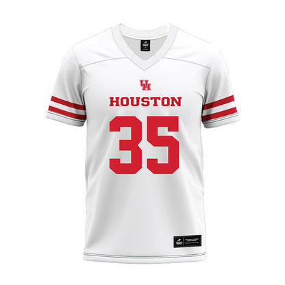 Houston - NCAA Football : Reshad Sterling - White Premium Football Jersey-0