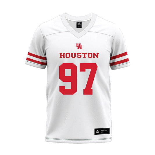 Houston - NCAA Football : Everitt Rogers - White Premium Football Jersey-0