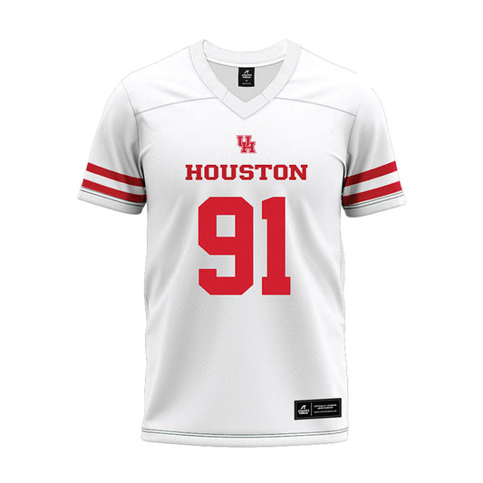 Houston - NCAA Football : Liam Dougherty - White Premium Football Jersey-0