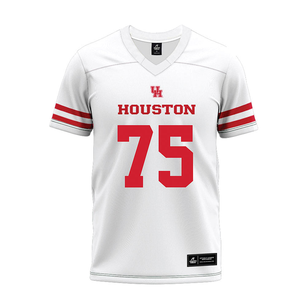 Houston - NCAA Football : Dalton Merryman - White Premium Football Jersey-0