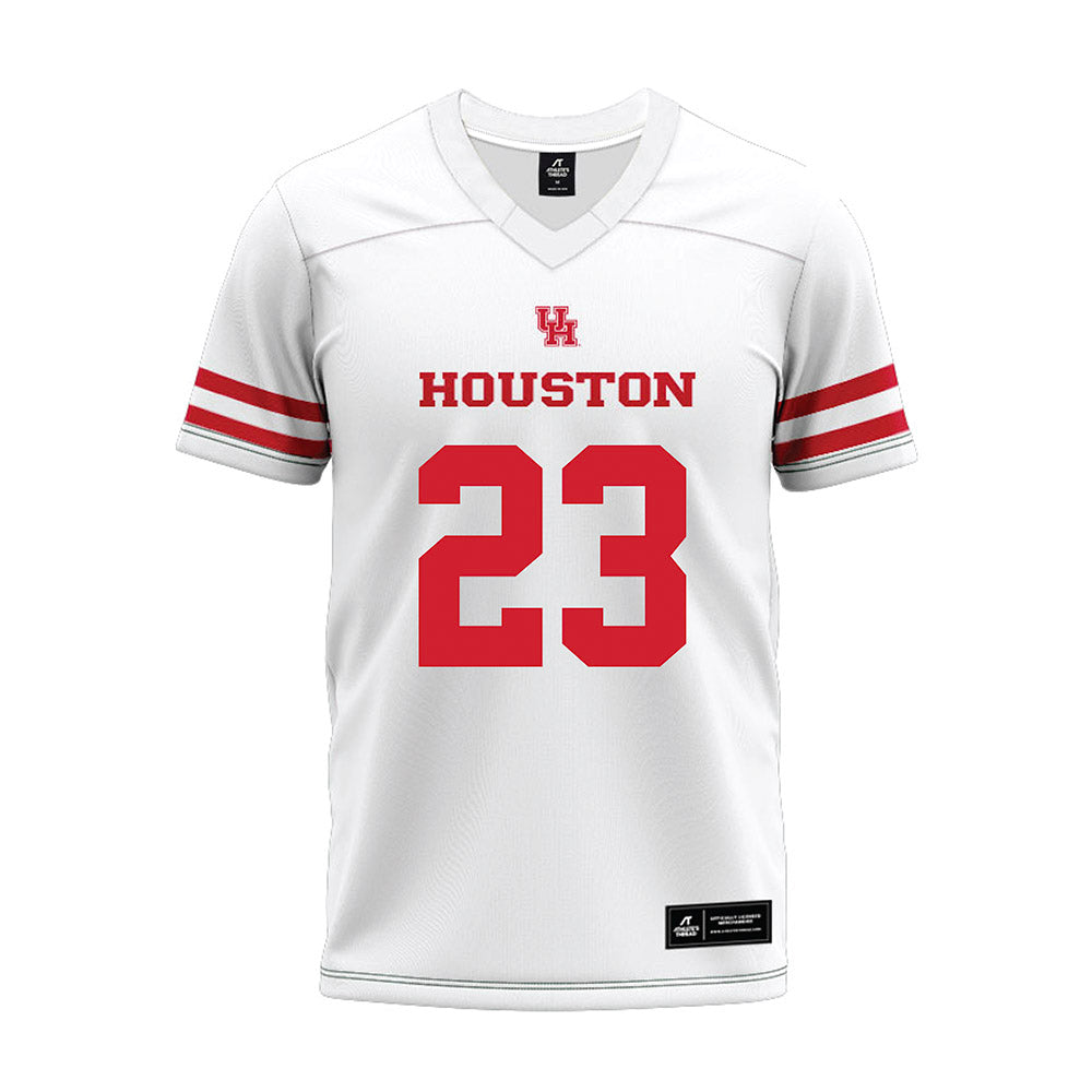 Houston - NCAA Football : Alvin Williamson Jr. - White Premium Football Jersey-0