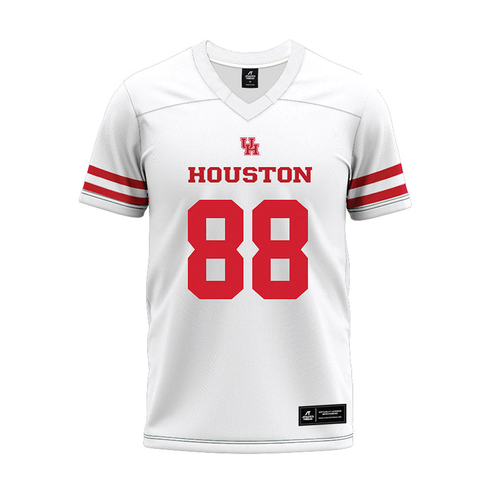 Houston - NCAA Football : Jacory Thurman - White Premium Football Jersey-0