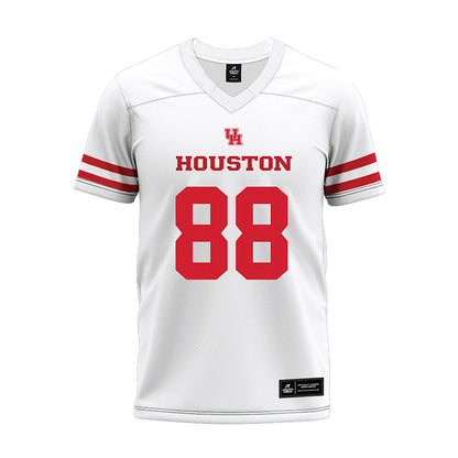 Houston - NCAA Football : Jacory Thurman - White Premium Football Jersey-0