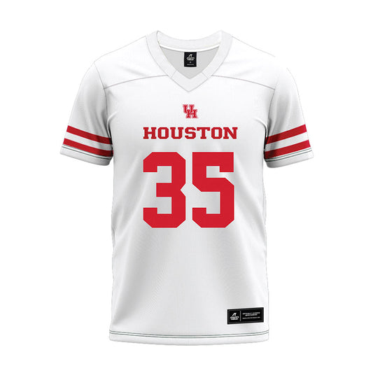 Houston - NCAA Football : Kaleb Thomas - White Premium Football Jersey-0