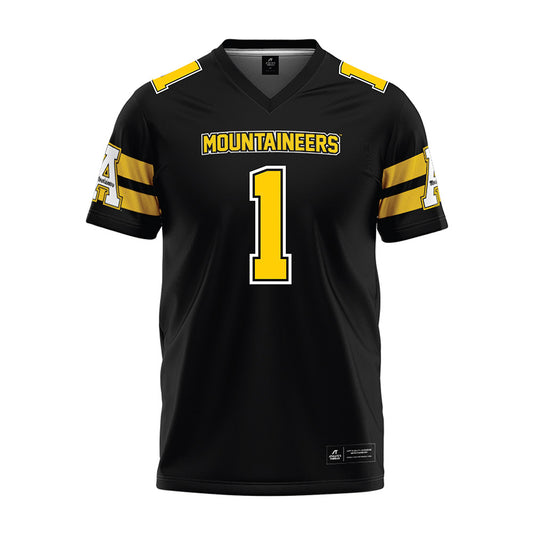 App State - NCAA Football : Anderson Castle - Black Premium Football Jersey