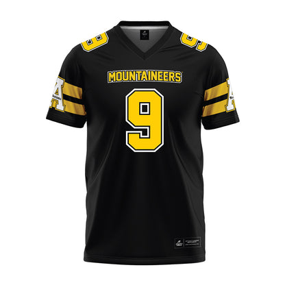 App State - NCAA Football : Billy Wiles - Black Premium Football Jersey