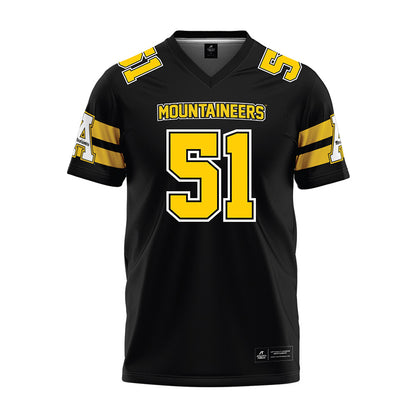 App State - NCAA Football : Anthony Rosier - Black Premium Football Jersey