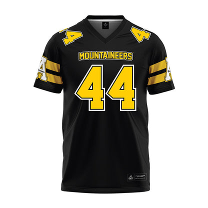 App State - NCAA Football : jared Gibble - Black Premium Football Jersey-0