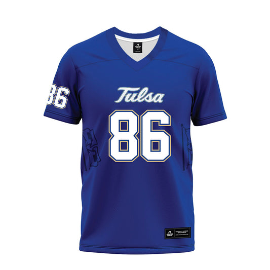 Tulsa - NCAA Football : Luke Tevis - Premium Football Jersey-0