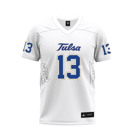 Tulsa - NCAA Football : NuNu Campbell - Premium Football Jersey-0