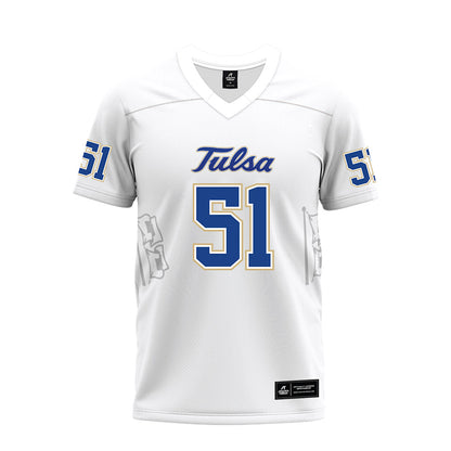 Tulsa - NCAA Football : Connor Phelps - Premium Football Jersey