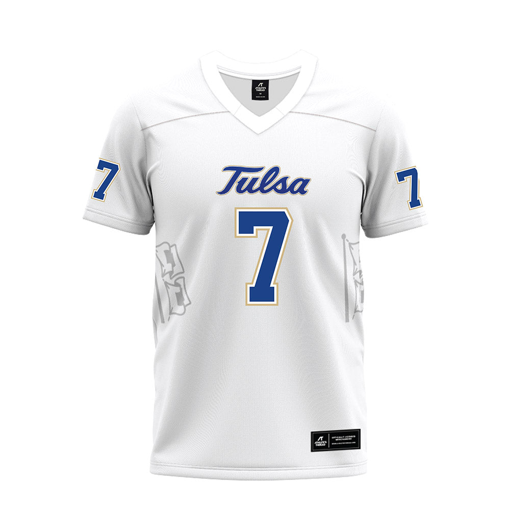 Tulsa - NCAA Football : Zion Steptoe - Premium Football Jersey-0