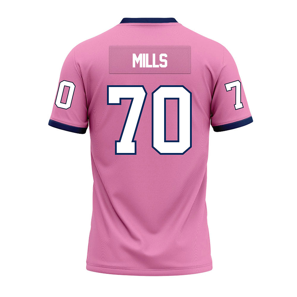 Murray State - NCAA Football : Brandon Mills - Pink Premium Football Jersey-1