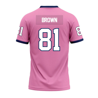 Murray State - NCAA Football : Ty Brown - Pink Premium Football Jersey-1