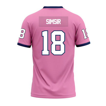 Murray State - NCAA Football : Huseyin Simsir - Pink Premium Football Jersey-1