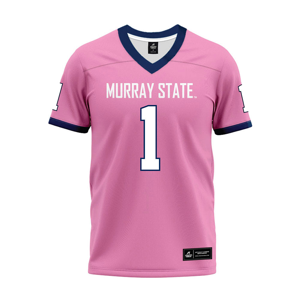 Murray State - NCAA Football : Bryan Pulley - Pink Premium Football Jersey-0