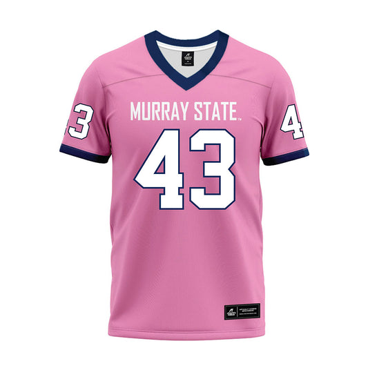 Murray State - NCAA Football : Alex Swafford - Pink Premium Football Jersey-0