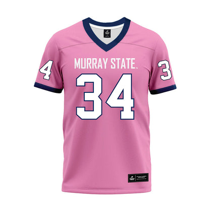 Murray State - NCAA Football : Caleb Ford - Pink Premium Football Jersey-0