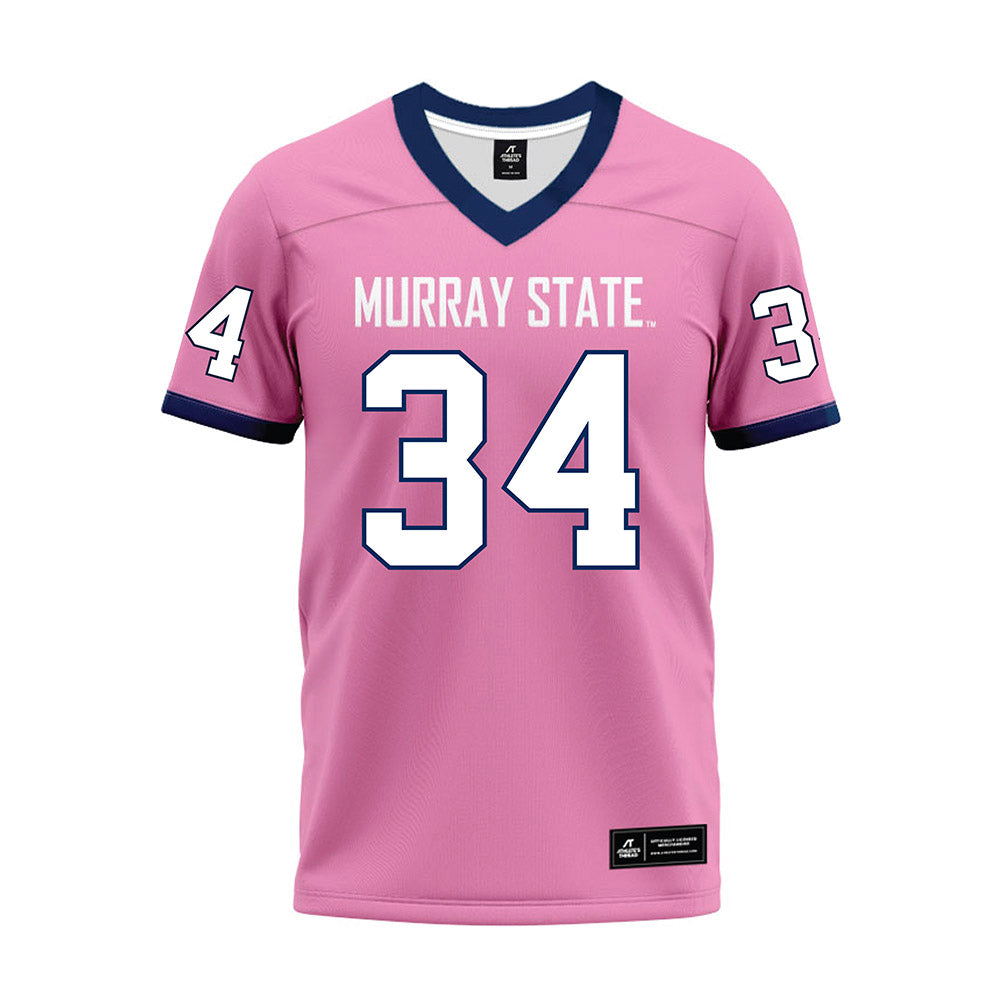 Murray State - NCAA Football : Spencer Conn - Pink Premium Football Jersey-0