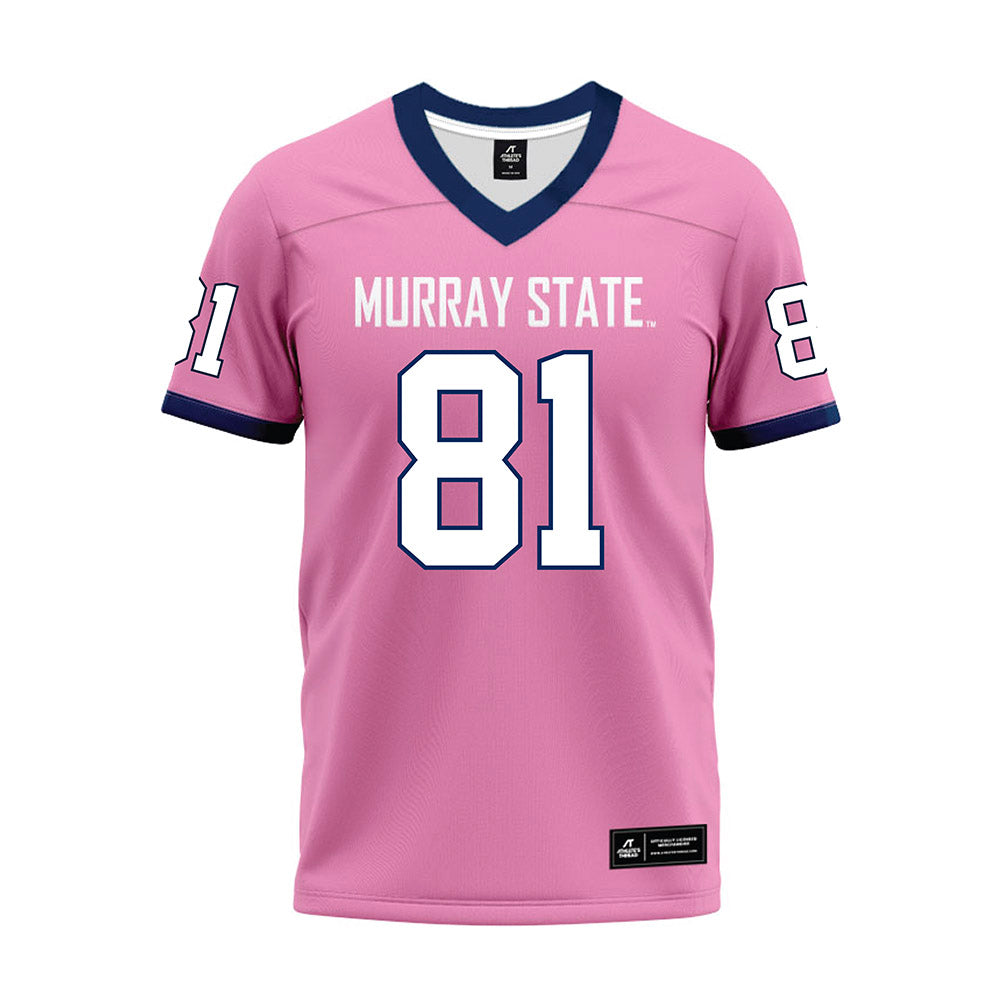 Murray State - NCAA Football : Ty Brown - Pink Premium Football Jersey-0