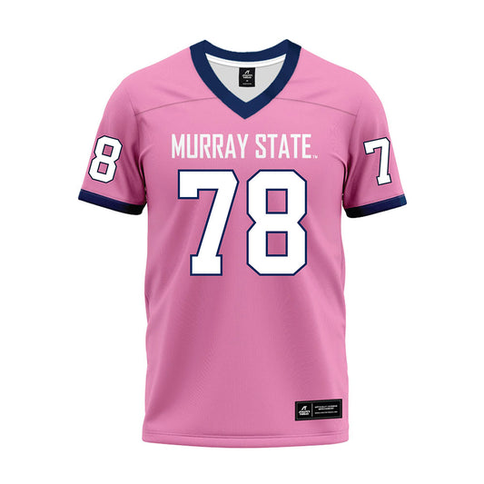 Murray State - NCAA Football : Eric Kirkpatrick - Pink Premium Football Jersey-0
