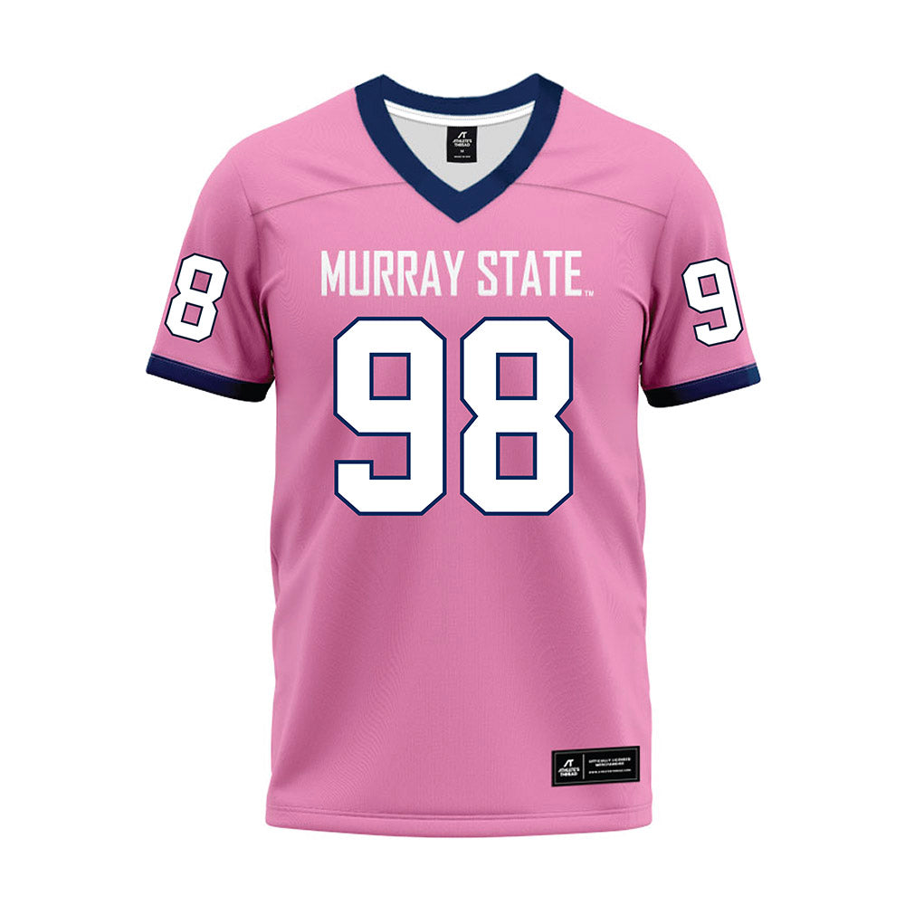 Murray State - NCAA Football : Michael Tilmon - Pink Premium Football Jersey-0