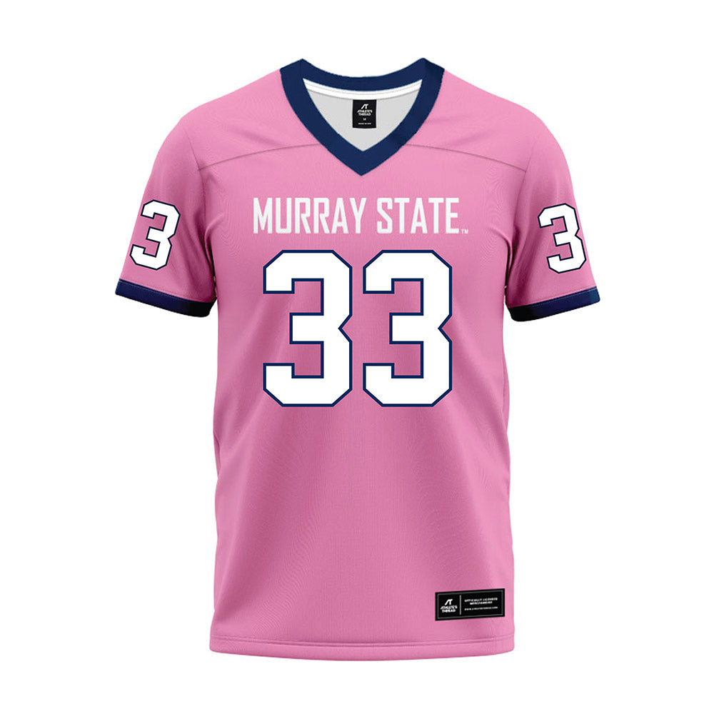 Murray State - NCAA Football : Tyrell Campbell - Pink Premium Football Jersey