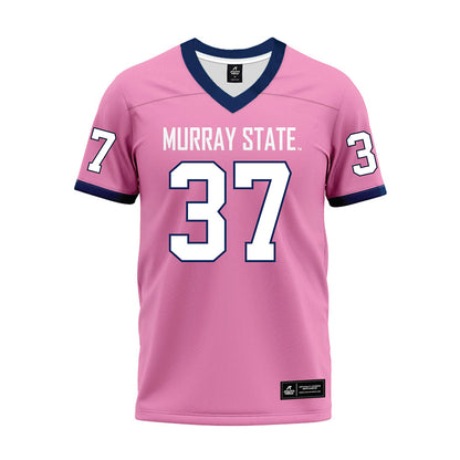 Murray State - NCAA Football : Logan Laughlin - Pink Premium Football Jersey-0