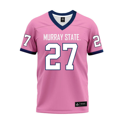Murray State - NCAA Football : Tomorris Green - Pink Premium Football Jersey-0