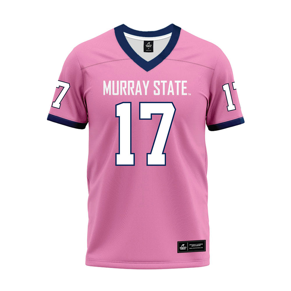 Murray State - NCAA Football : Trace Corum - Pink Premium Football Jersey-0